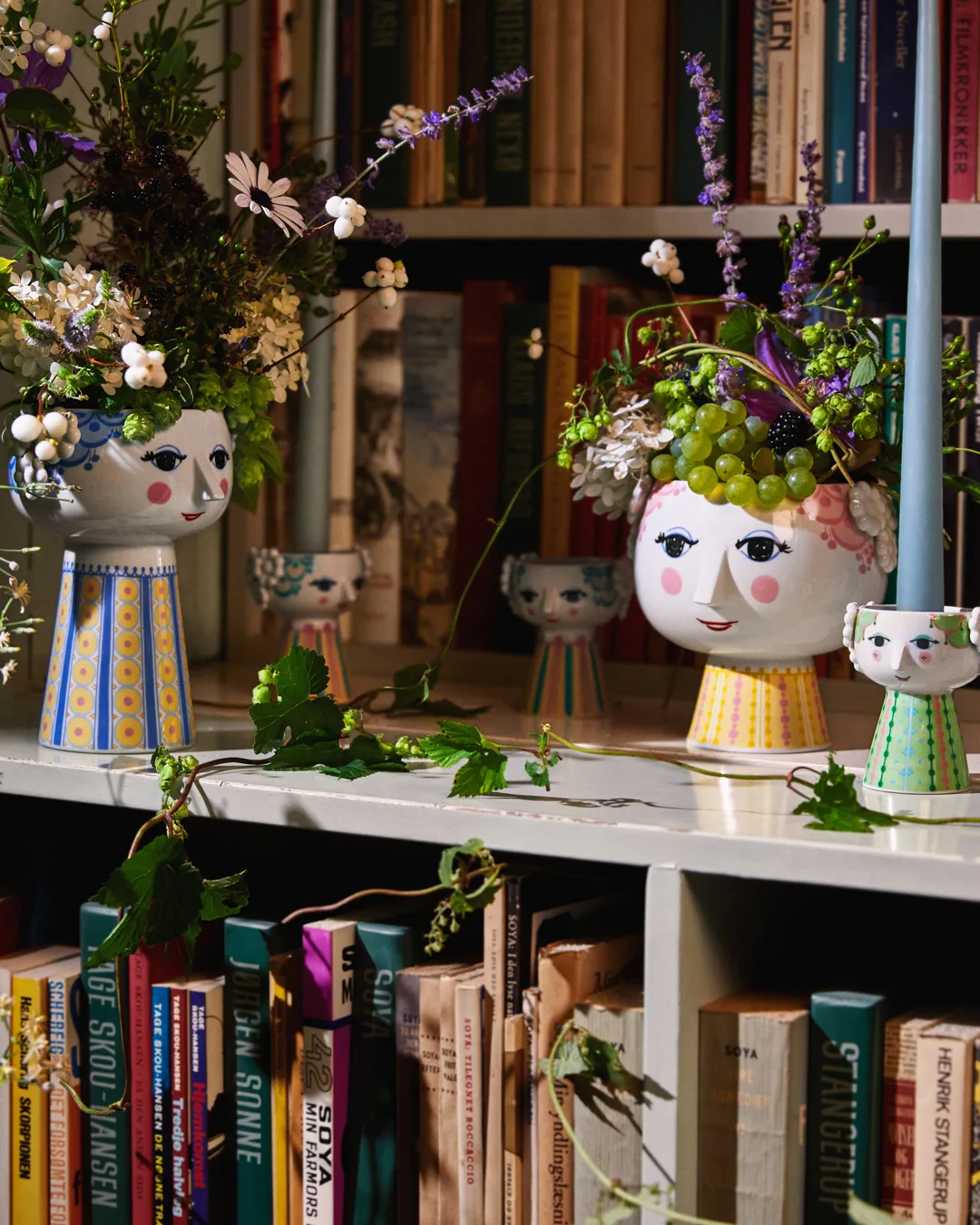 Eva 花盆 on foot Ø 15.5 cm, 粉色 Bjørn Wiinblad