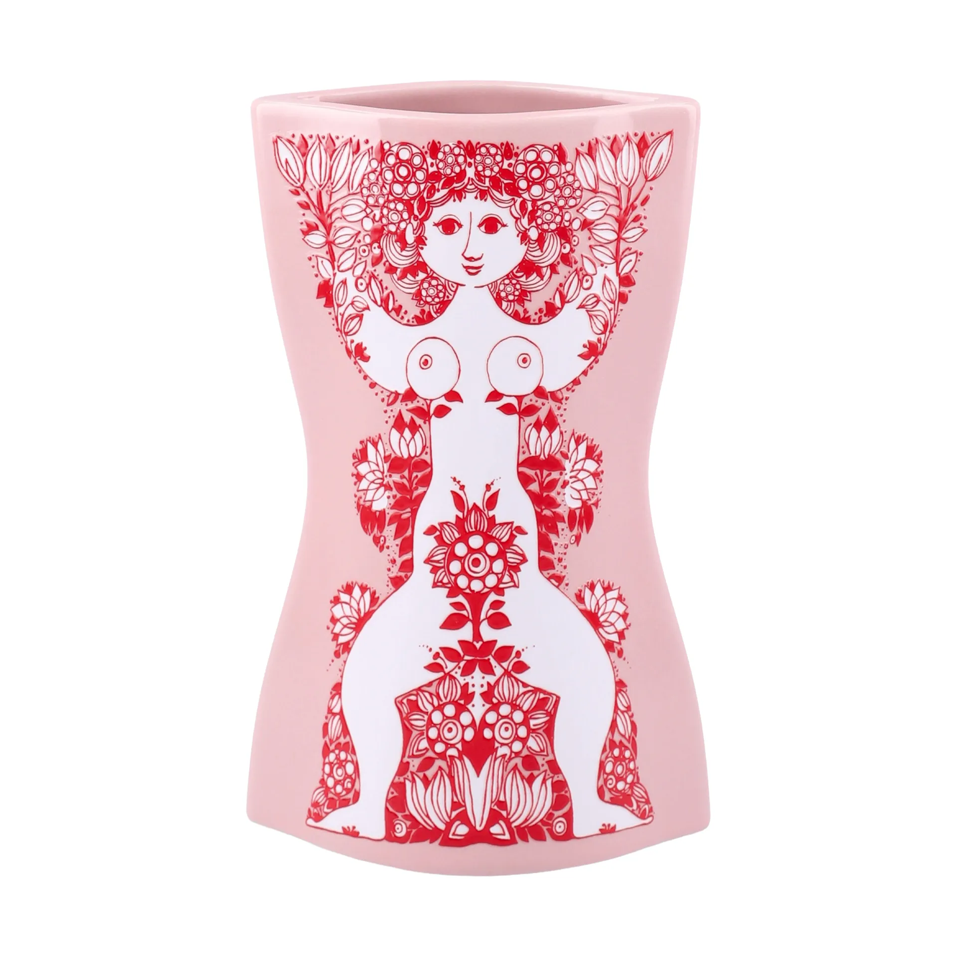 Nina 花瓶, 粉红色_16.5cm Bjørn Wiinblad