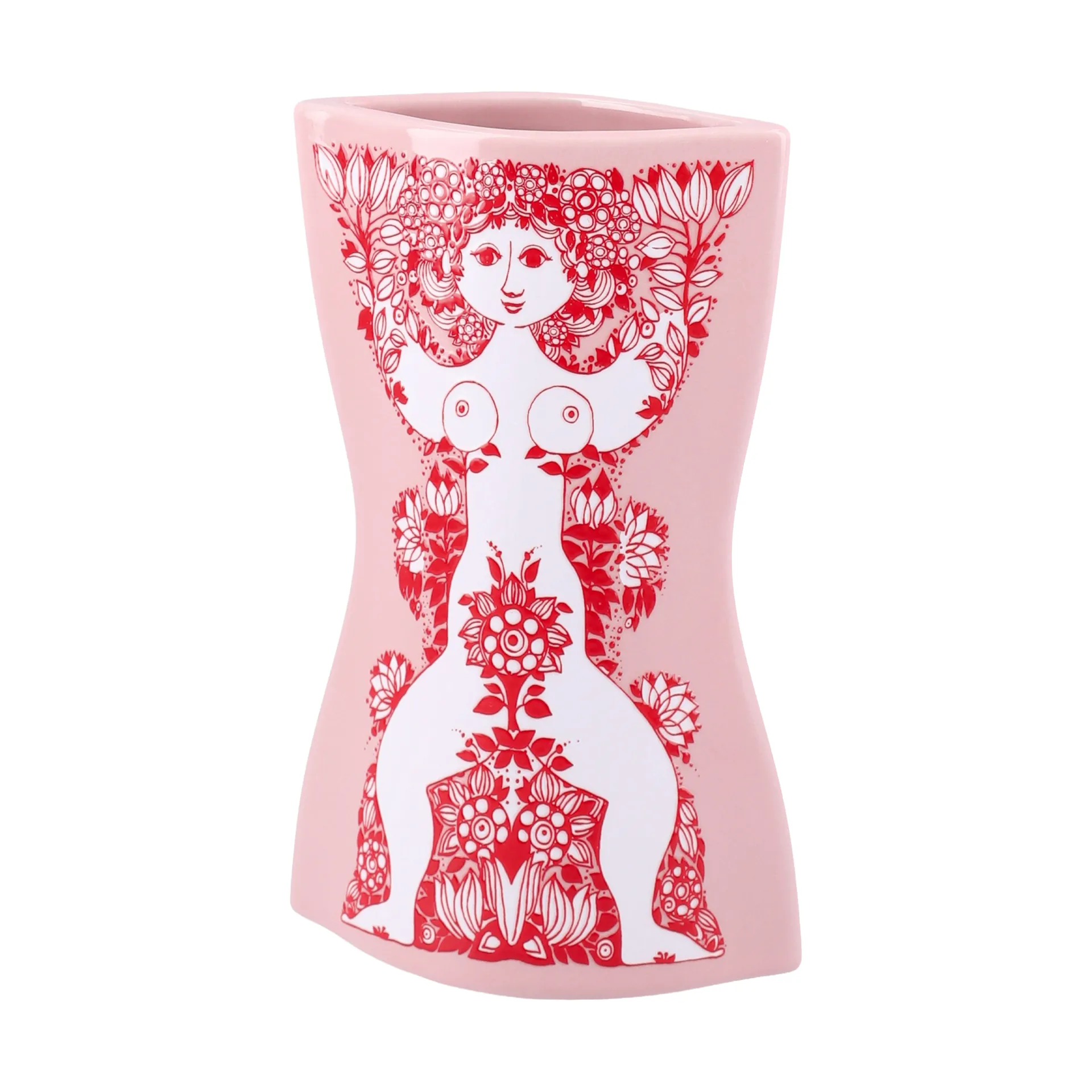 Nina 花瓶, 粉红色_16.5cm Bjørn Wiinblad