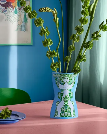 Nina 花瓶 - 浅蓝绿色_28.5cm - Bjørn Wiinblad