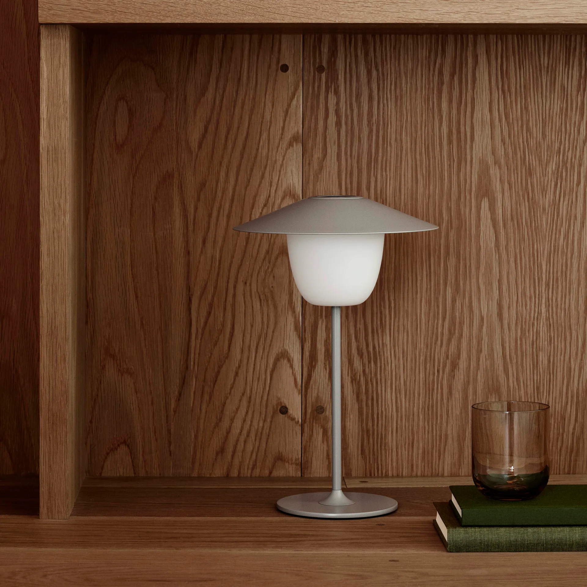 Ani mobile LED-灯 33 cm, warm gray (dark 灰色) blomus