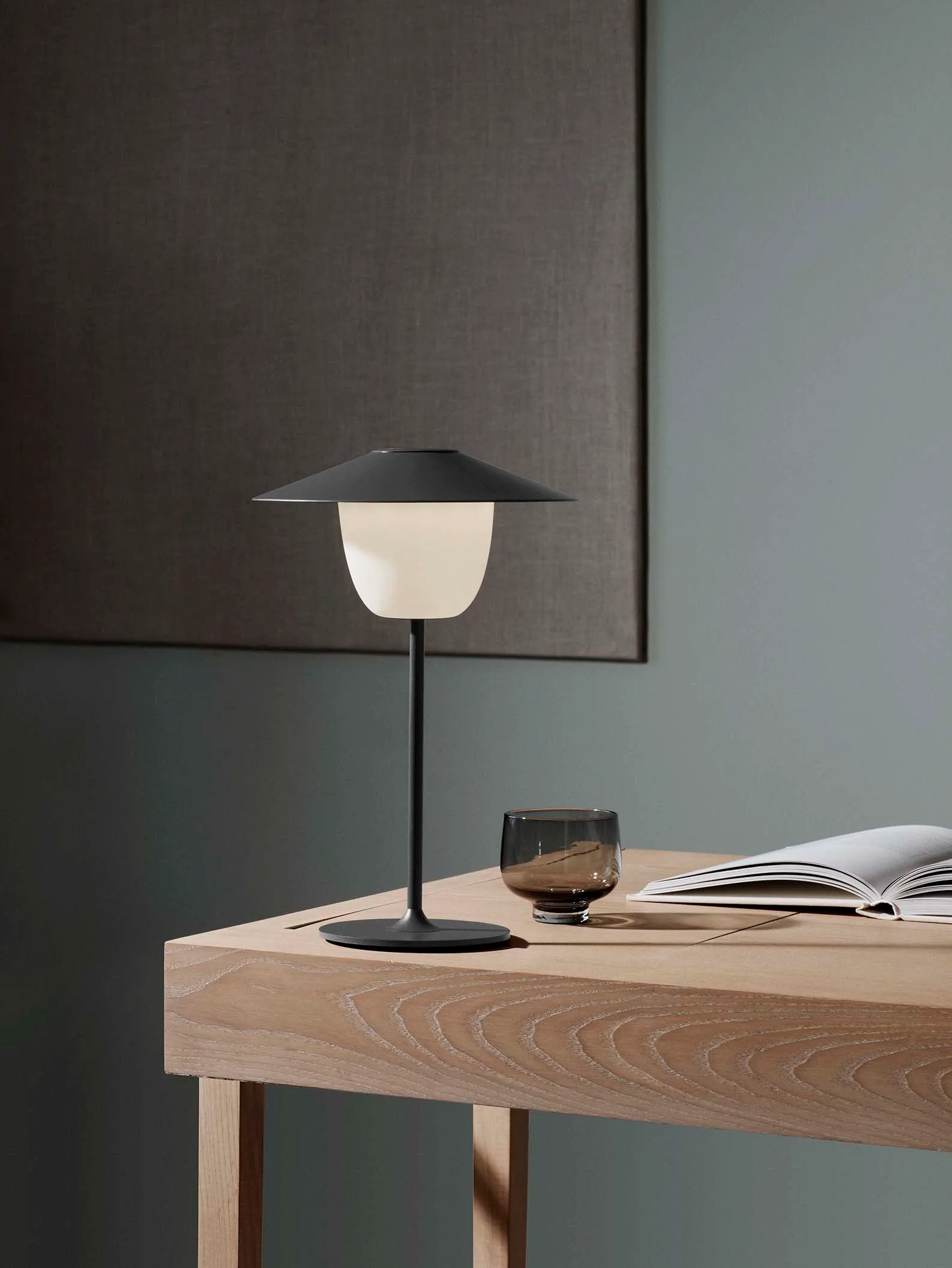 Ani mobile LED-灯 33 cm, warm gray (dark 灰色) blomus