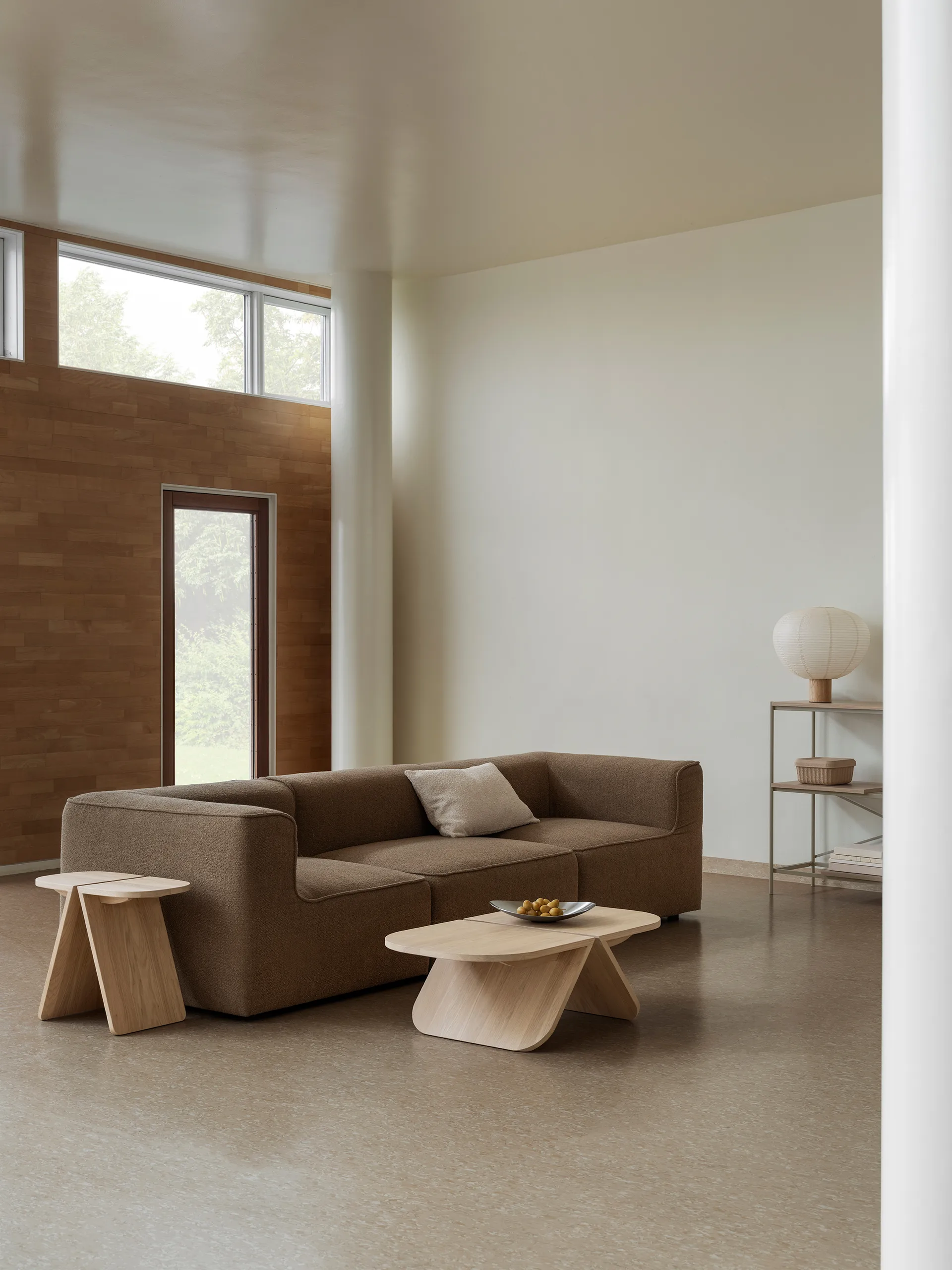 Avio 咖啡桌 31x100x54 cm, 自然木色 blomus