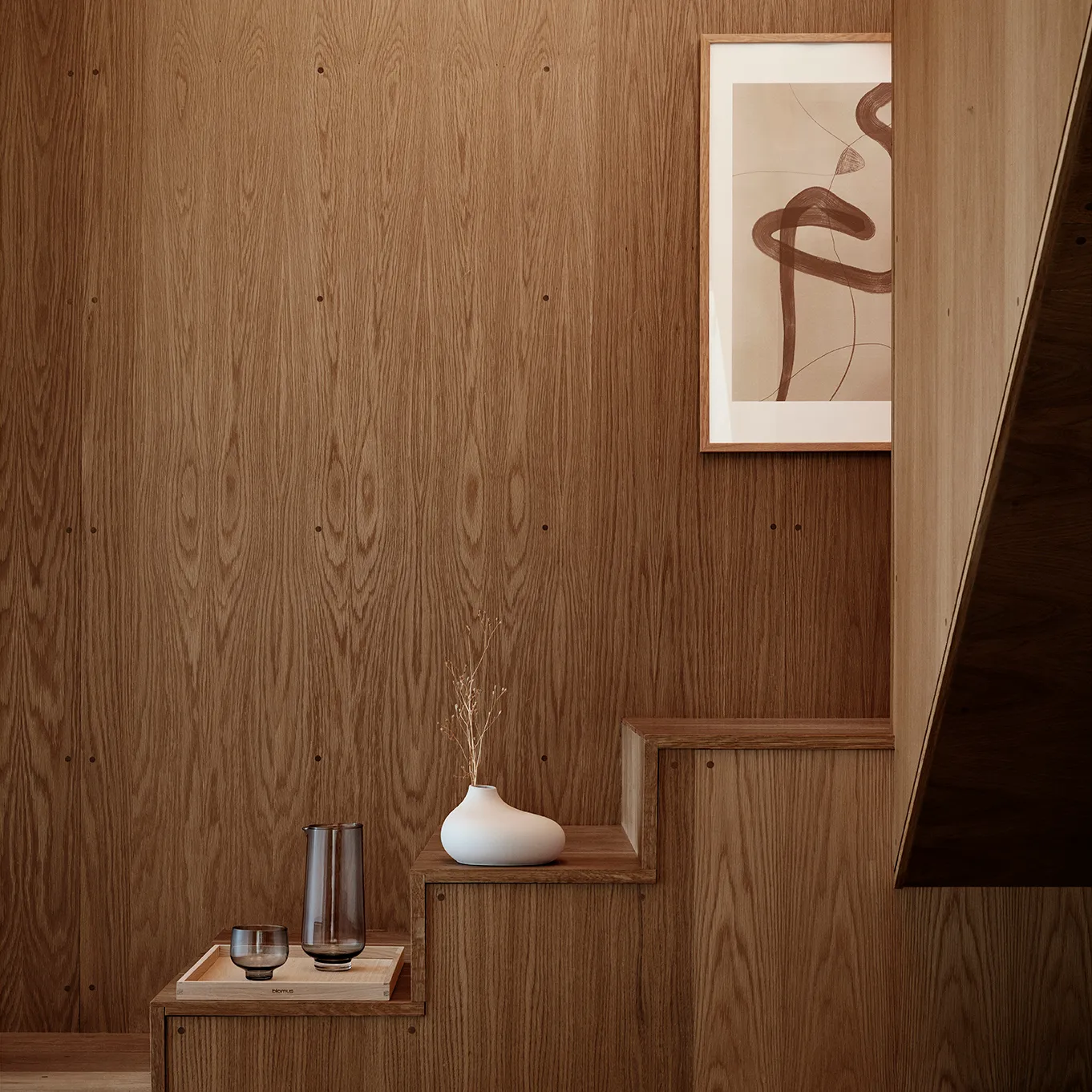 Blomus Nona系列 三件套花瓶, Pewter-micro chip-bark blomus