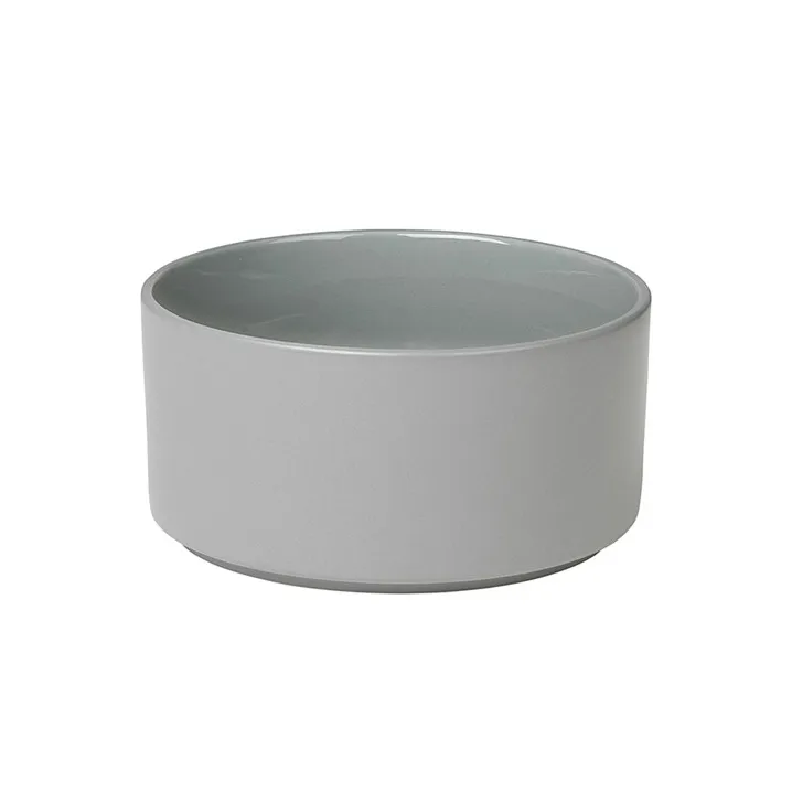 blomus Pilar系列14cm陶瓷餐碗, Mirage 灰色 blomus