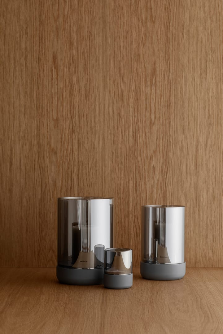 Calma 烛台 Ø15 cm, Gray-smoke Blomus