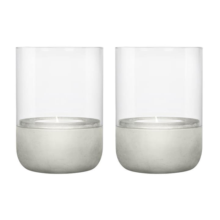 Calma 烛台 Ø7 cm 两件套装, Light 灰色 Blomus