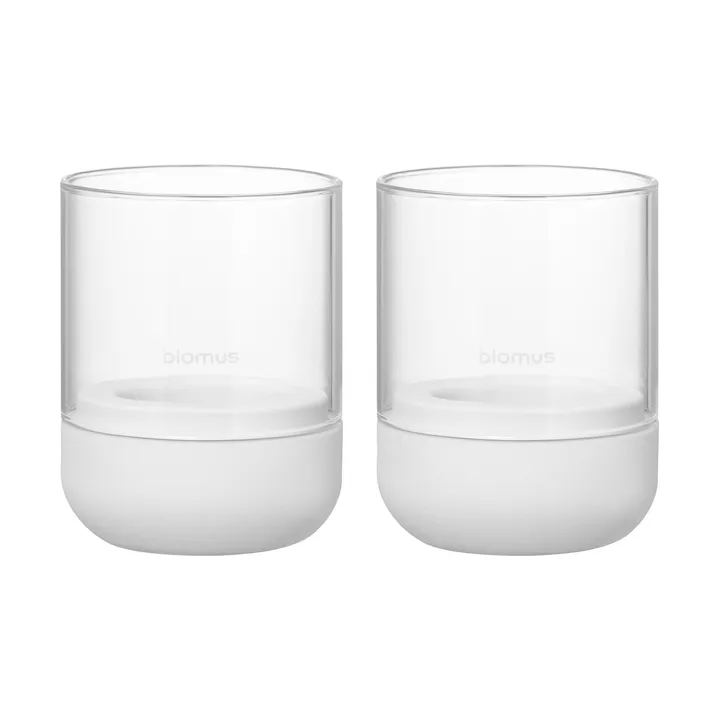 Calma 烛台直径7cm2件装 - Lily white - blomus