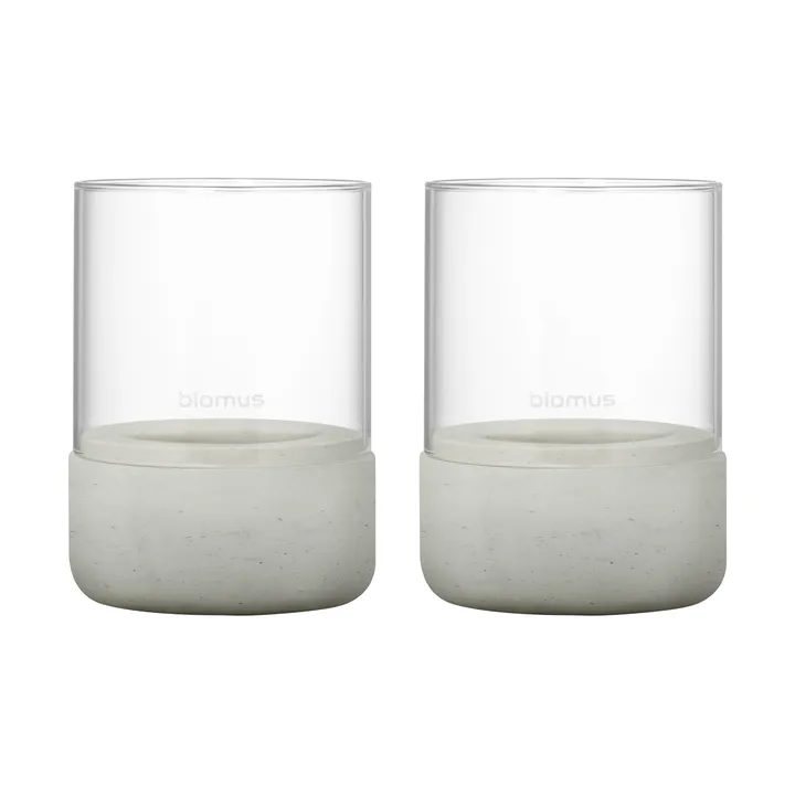 Calma 烛台直径7cm2件装 - 浅灰色 - blomus
