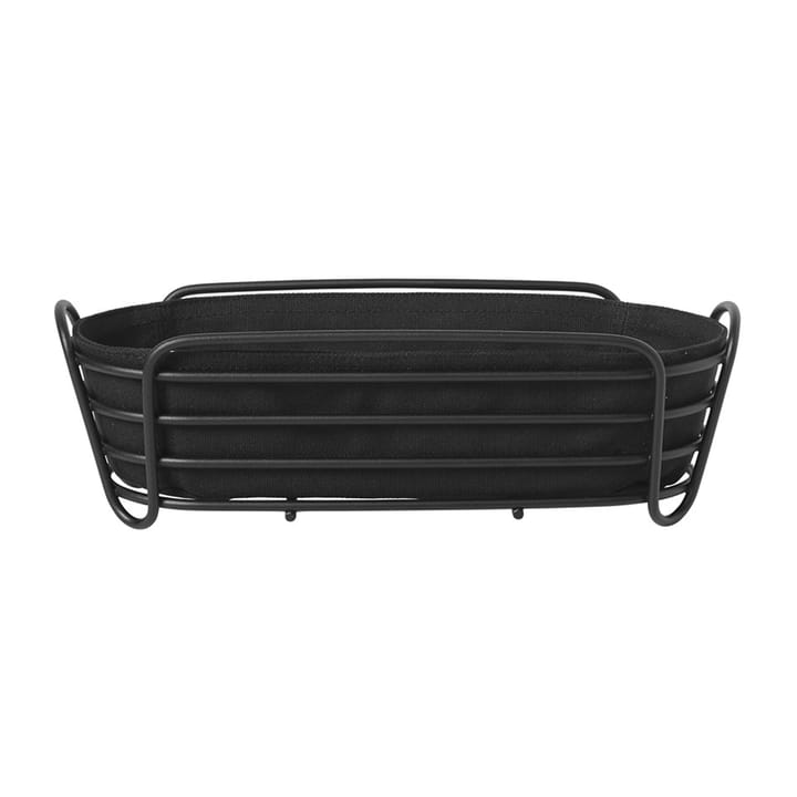 Delara bread box oval 32 cm, 黑色 Blomus