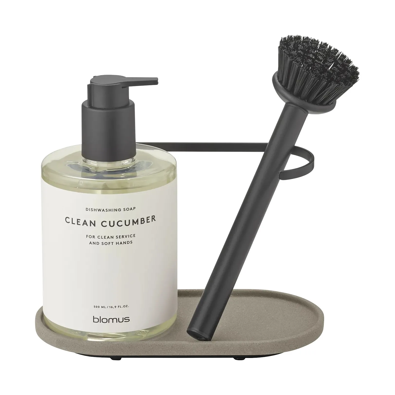 Dhuva 洗碗刷 和 soap holder, Mourning Dove blomus