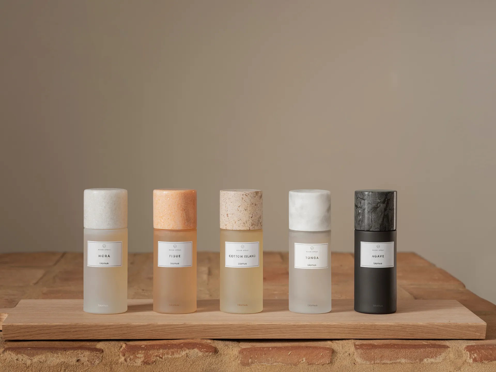 Frabli room spray 100 ml, Cotton Island Travertine blomus