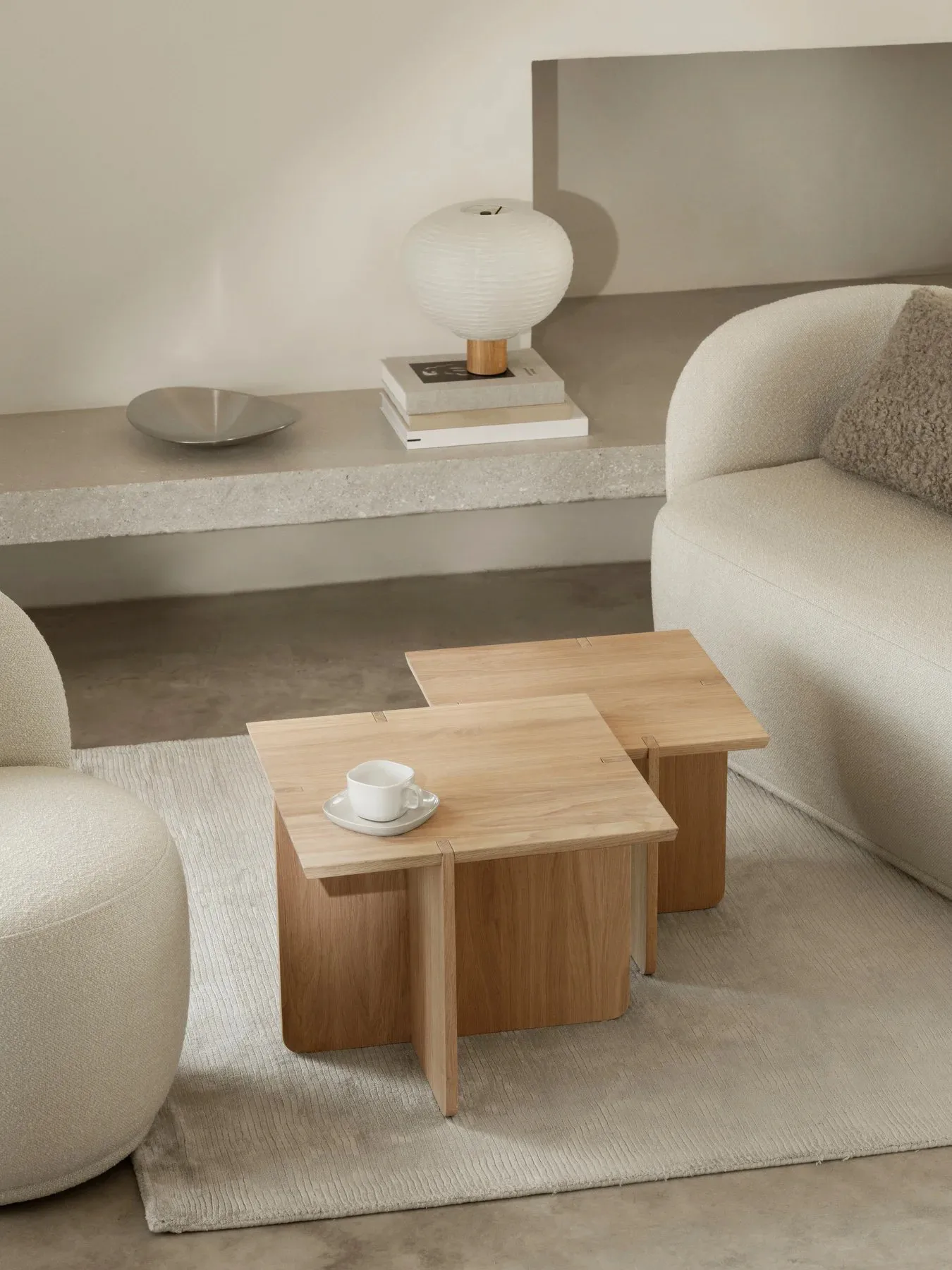 Kami台灯, 橡木色 Ø32cm blomus