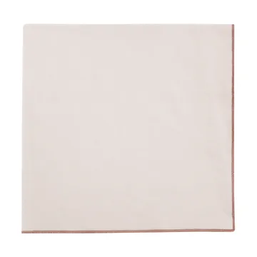 Lineo 亚麻餐巾 42x42cm - 月光色_摩卡慕斯色 - blomus