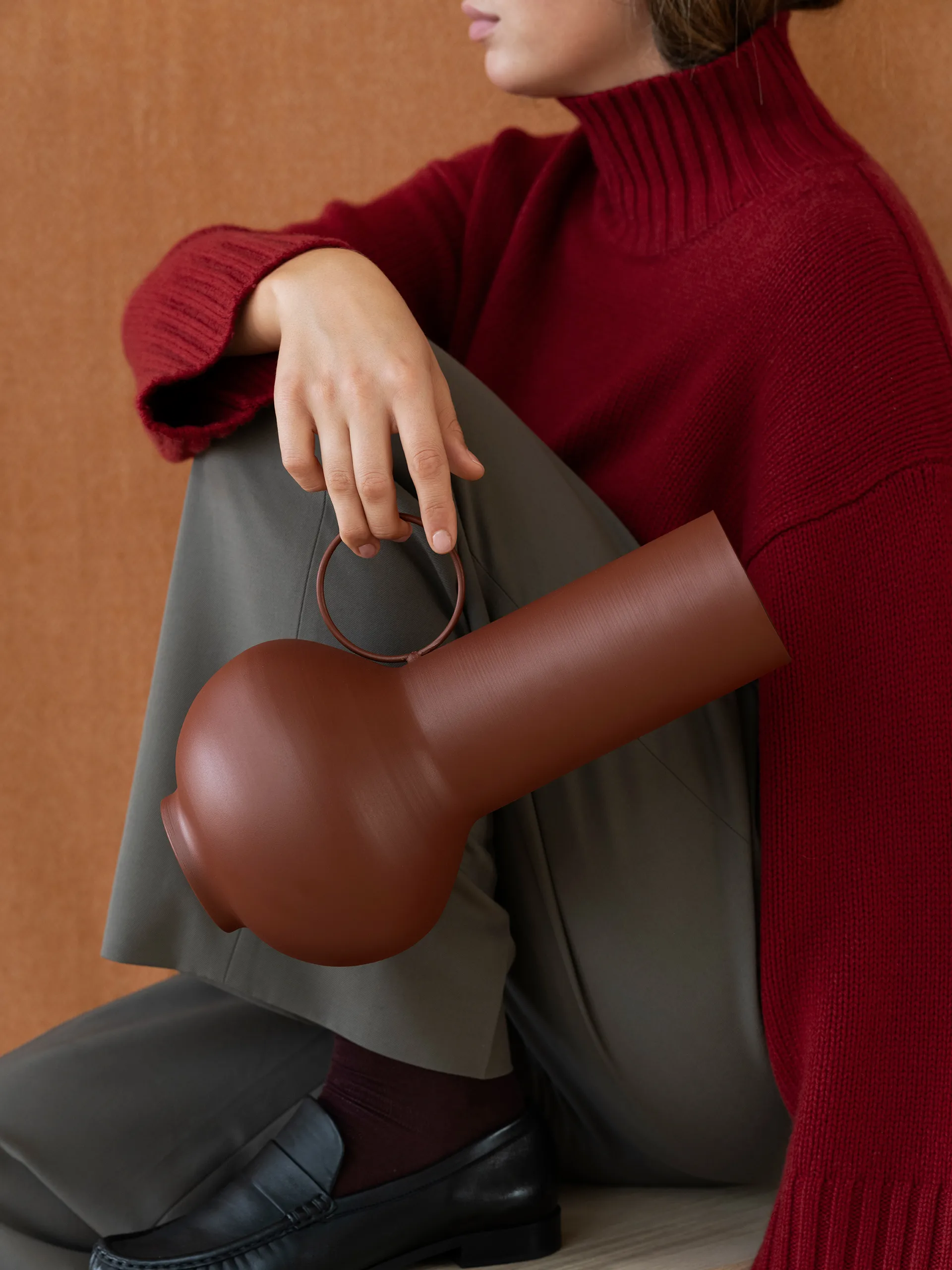 Loha 花瓶 33 cm, Brandy 褐色 blomus