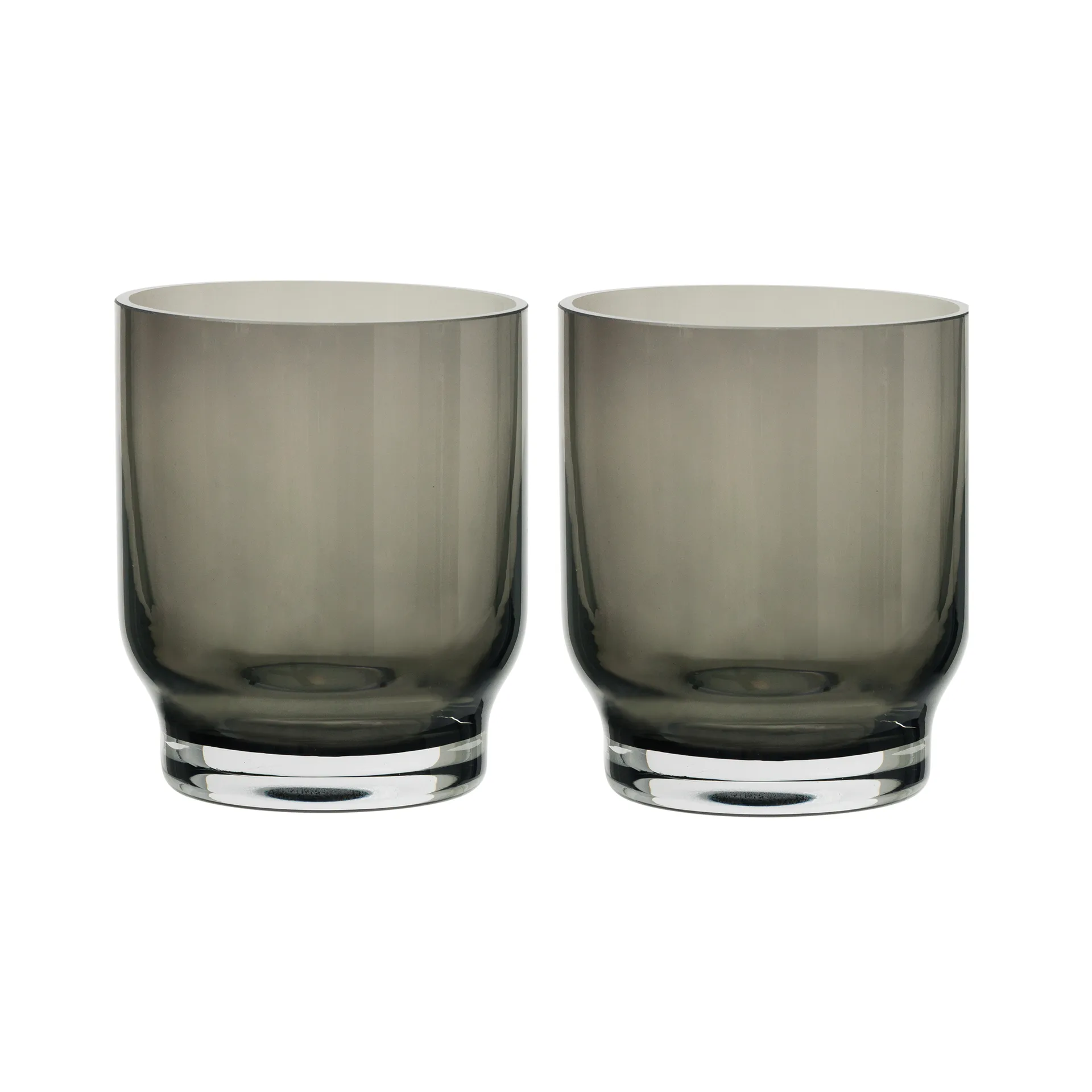 Lungo drinking glass 25 cl 两件套装, Smoke blomus