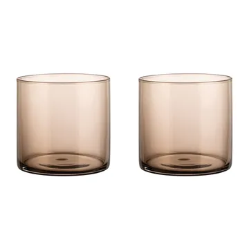 Mera 平底杯 200ml 2件装 - Coffee - blomus