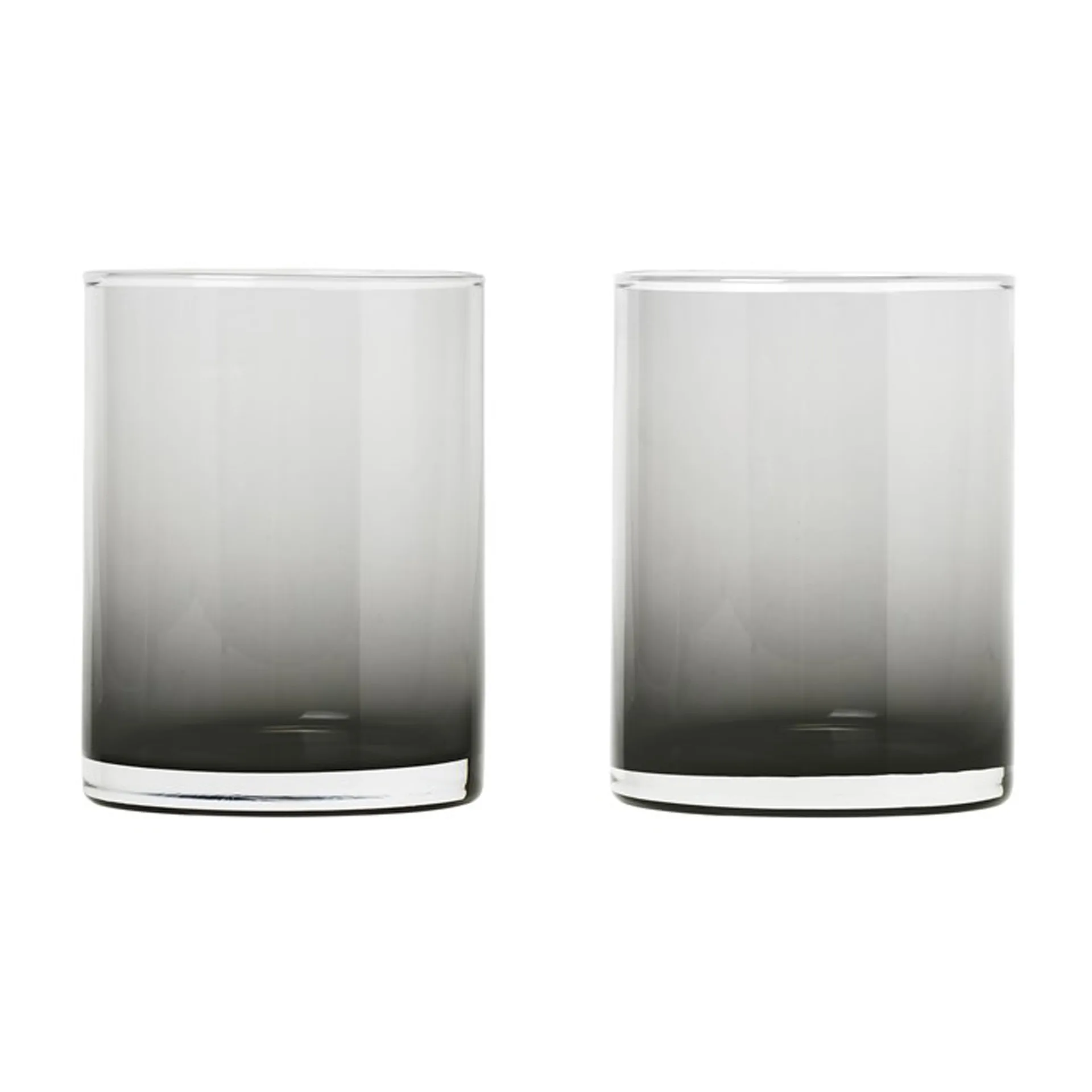 Mera 平底杯 220ml 2件装, 烟灰色 blomus