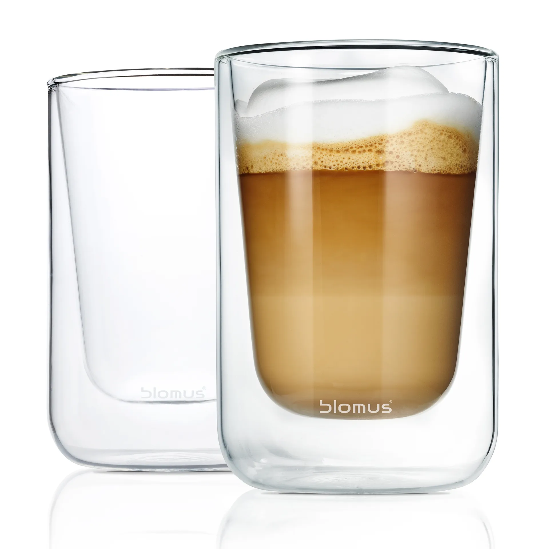 Nero隔热卡布奇诺杯 2件套, 透明 blomus