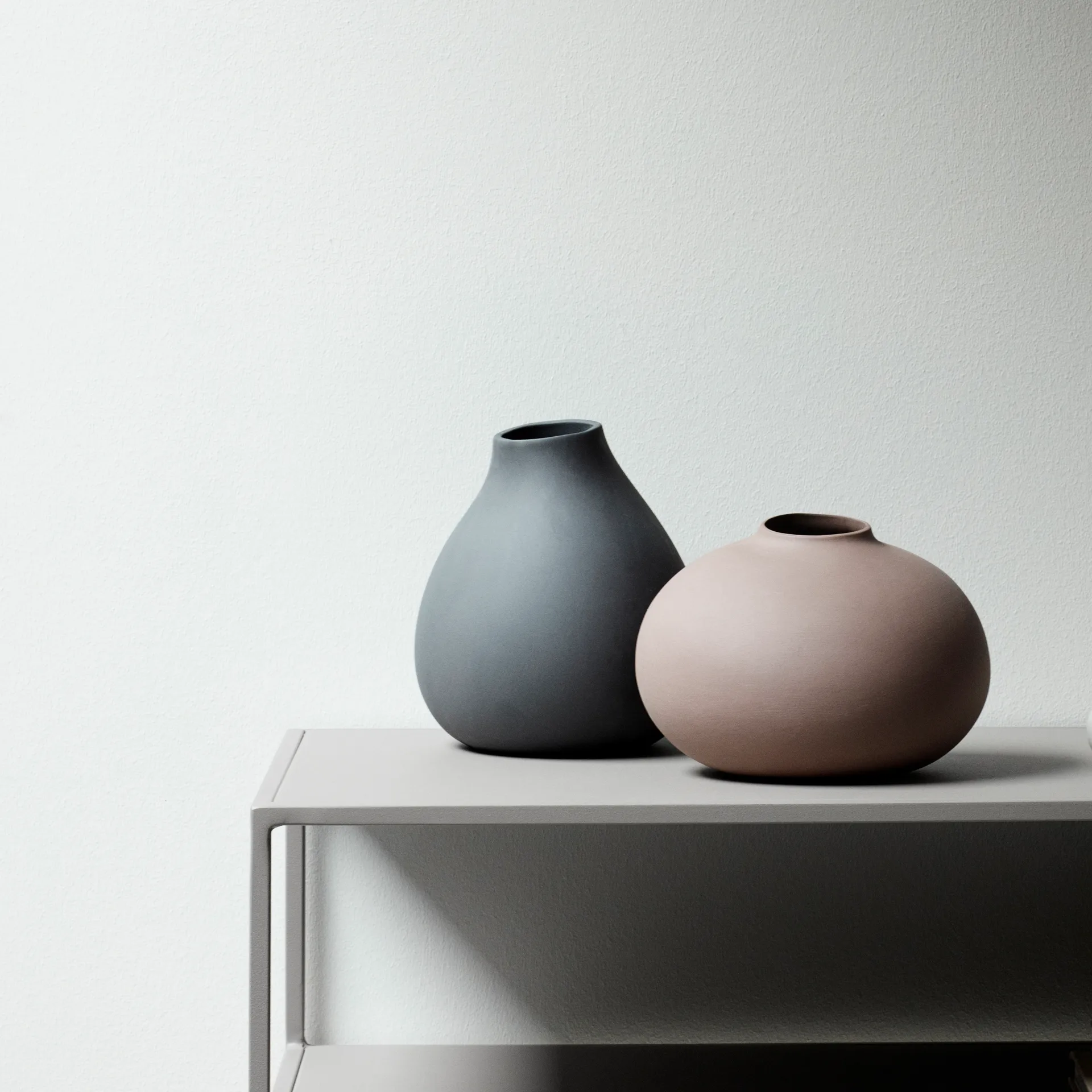 Nona 花瓶 pewter, 17 cm blomus