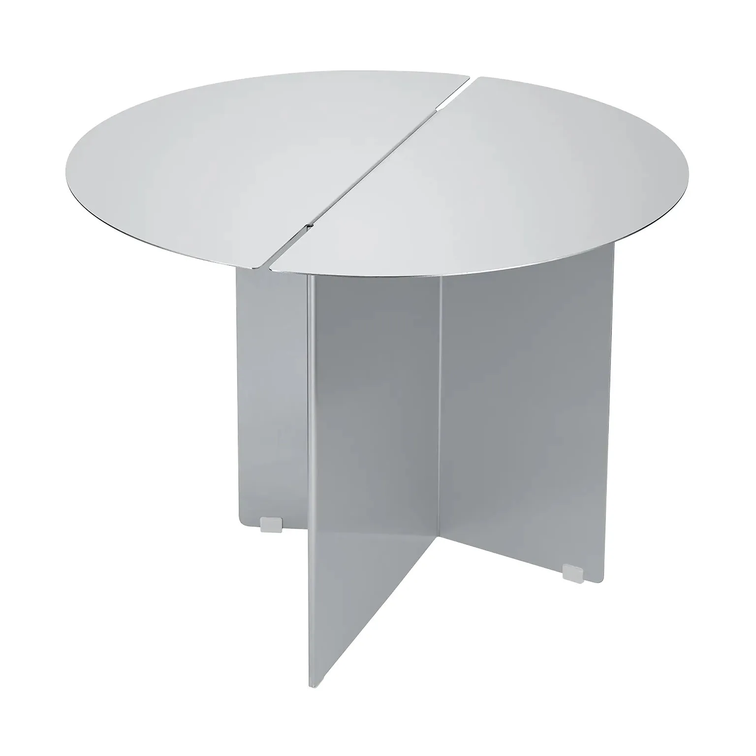 ORU 边几 中号 Ø50cm, 哑光不锈钢 blomus