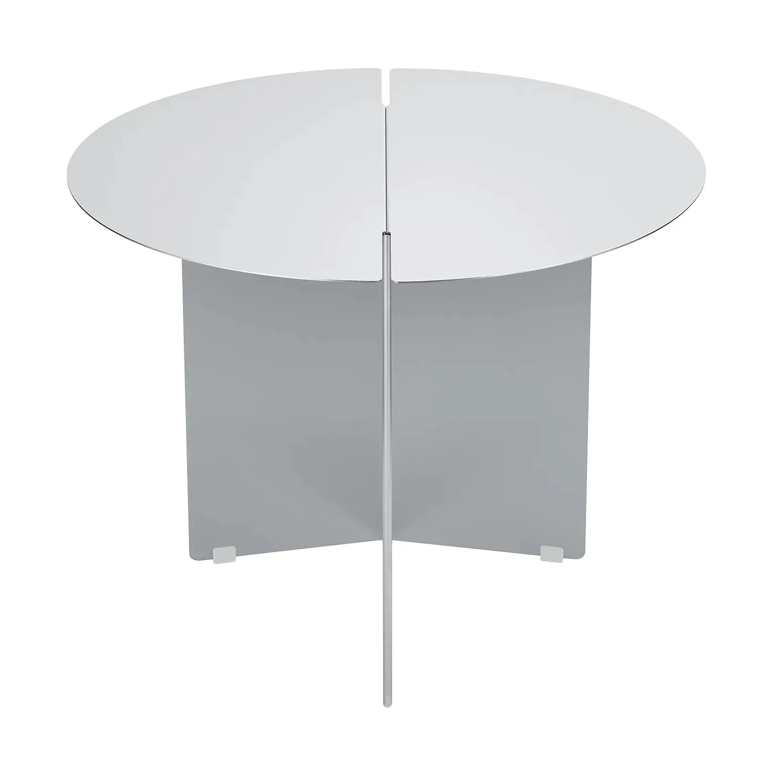 ORU 边几 中号 Ø50cm, 哑光不锈钢 blomus