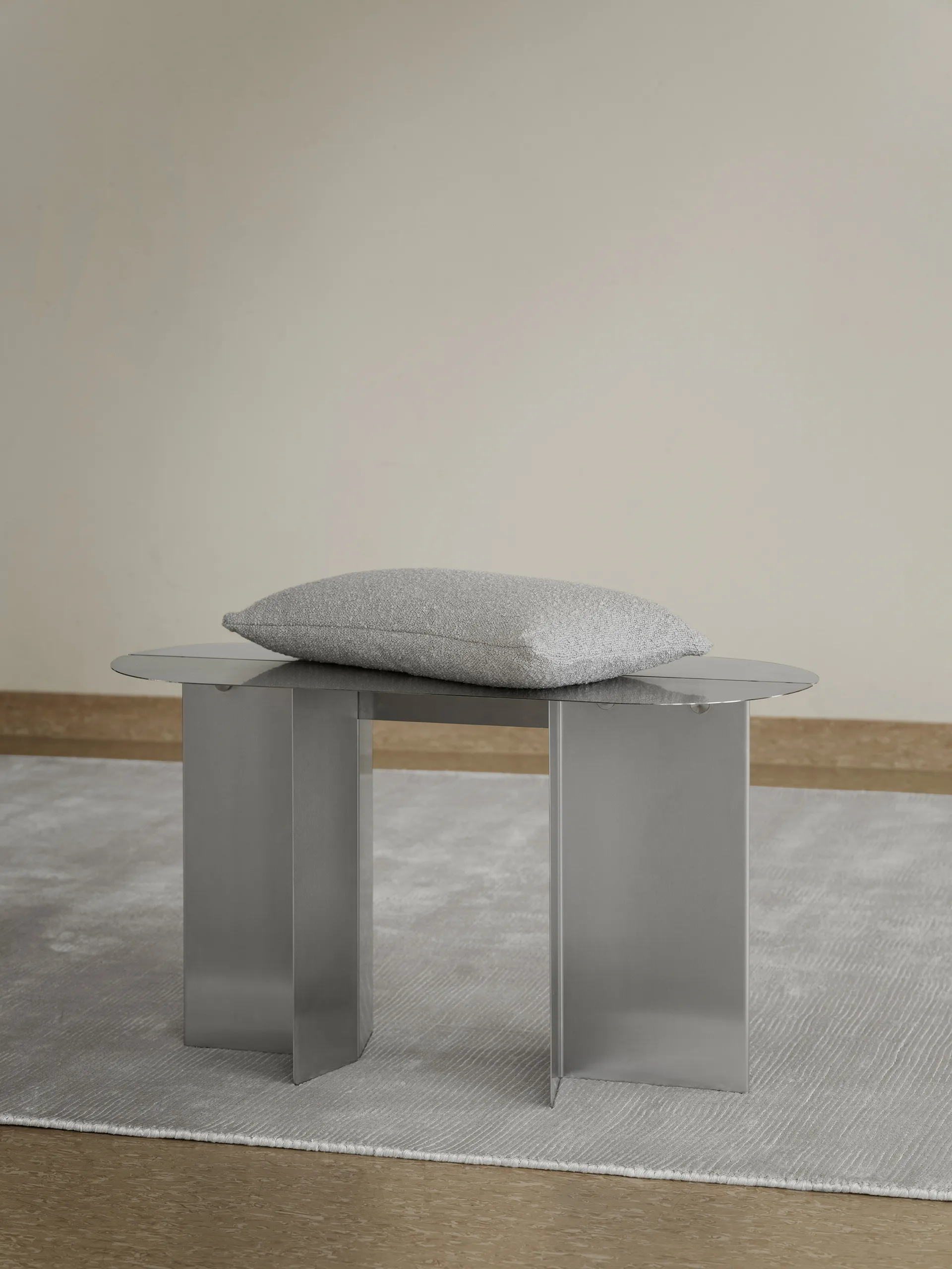 ORU 长椅 80x45 cm, 哑光 不锈钢 blomus