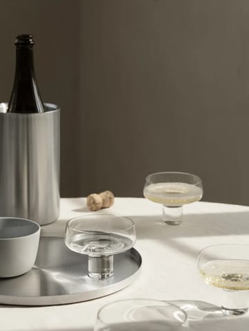 PEASY 托盘 L Ø38 cm - 不锈钢 - Blomus