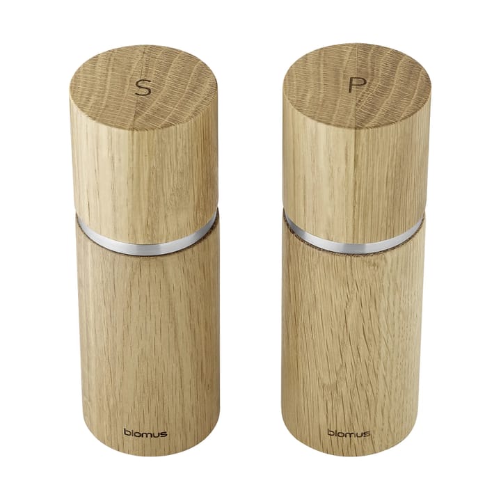 Pepe Salt 和 Pepper Grinder 套装 15 cm, 自然木色 Blomus