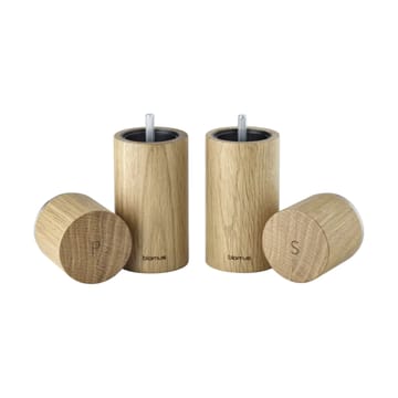 Pepe Salt 和 Pepper Grinder 套装 15 cm - 自然木色 - Blomus