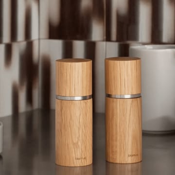Pepe Salt 和 Pepper Grinder 套装 15 cm - 自然木色 - Blomus