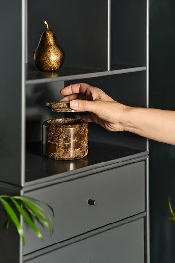 Pesa storage box Ø 9 cm - 棕色 - blomus