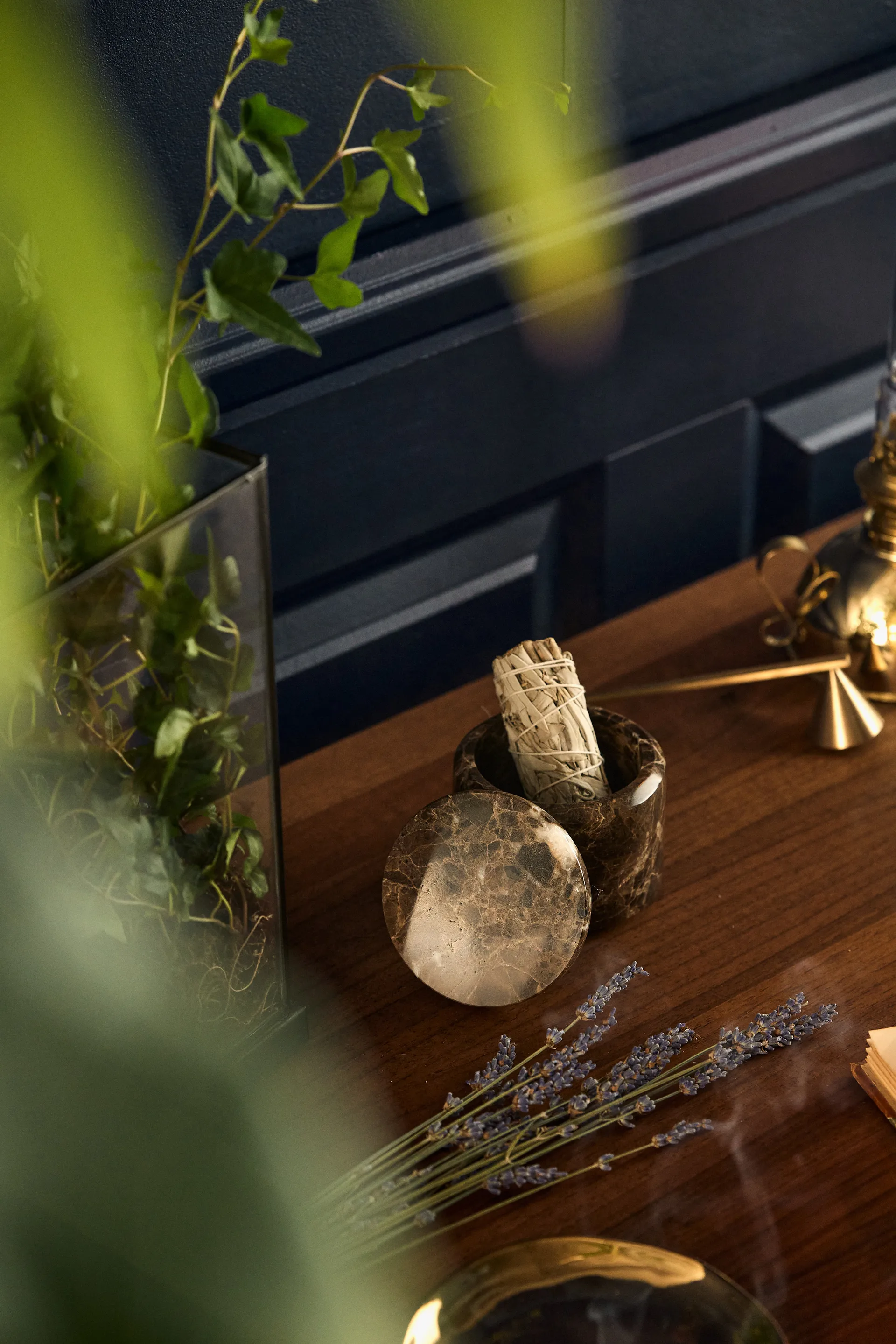 Pesa storage box Ø 9 cm, 棕色 blomus