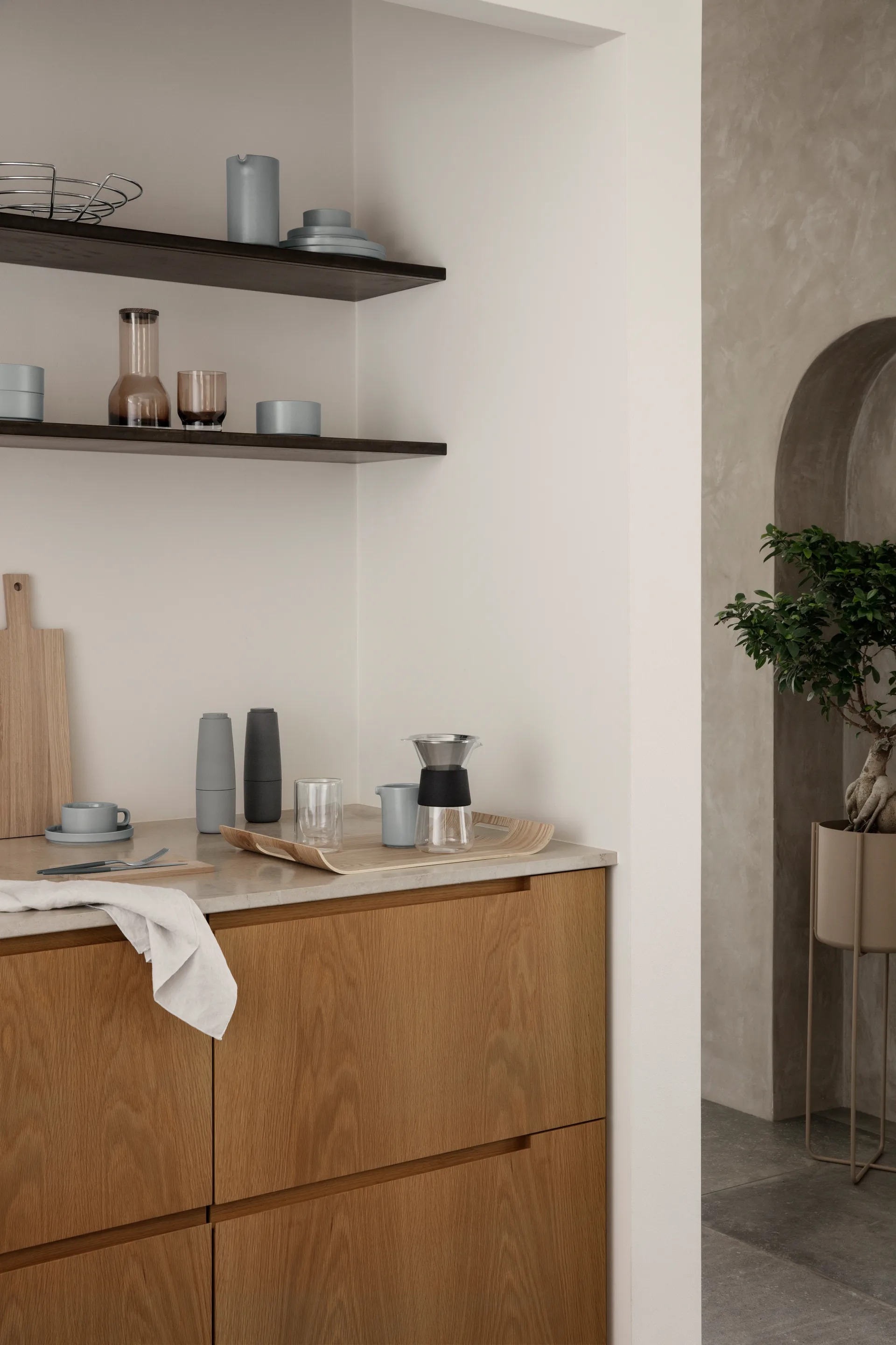 Pilar 碗  Ø11 cm, Mirage 灰色 blomus