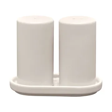 Pilar 2件套盐胡椒调味罐 - 月光白_Ø4.5x11.5cm - blomus