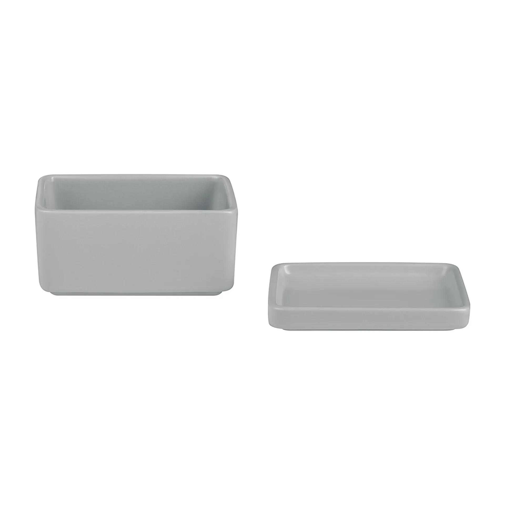 Pilar butter dish - storage box 250 ml, Mirage 灰色 blomus