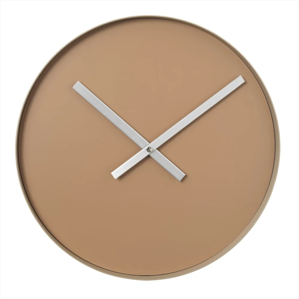 Rim wall clock, Indian tan blomus