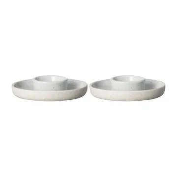 Sablo 蛋杯直径10cm 2件装 - 云朵白 - blomus