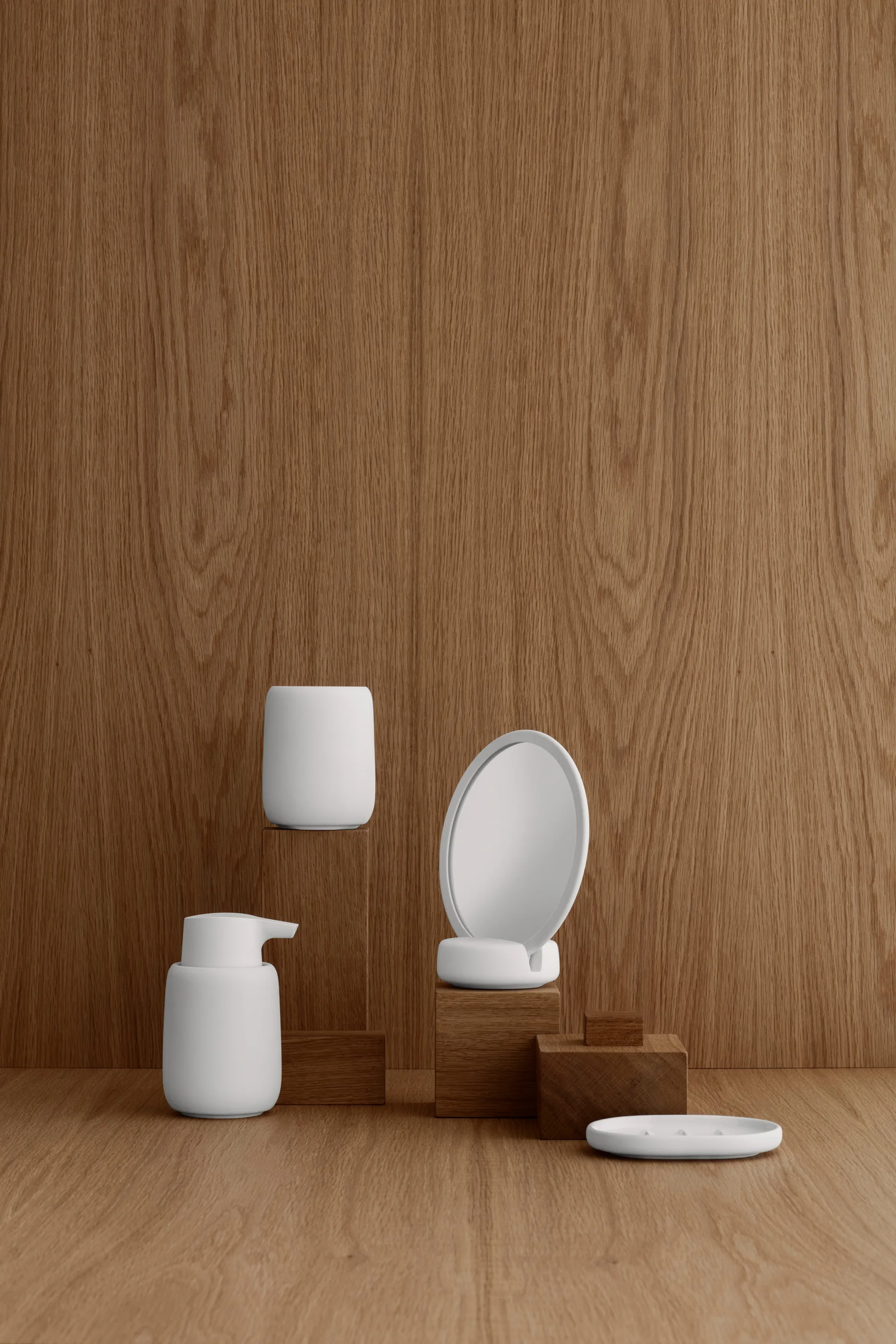 Sono 皂液器250ml, 白色 blomus