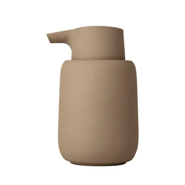 Sono 陶瓷皂液器Ø8.5cm - 棕色 - blomus