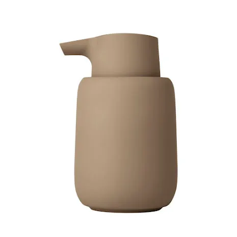 Sono 陶瓷皂液器Ø8.5cm - 棕色 - blomus