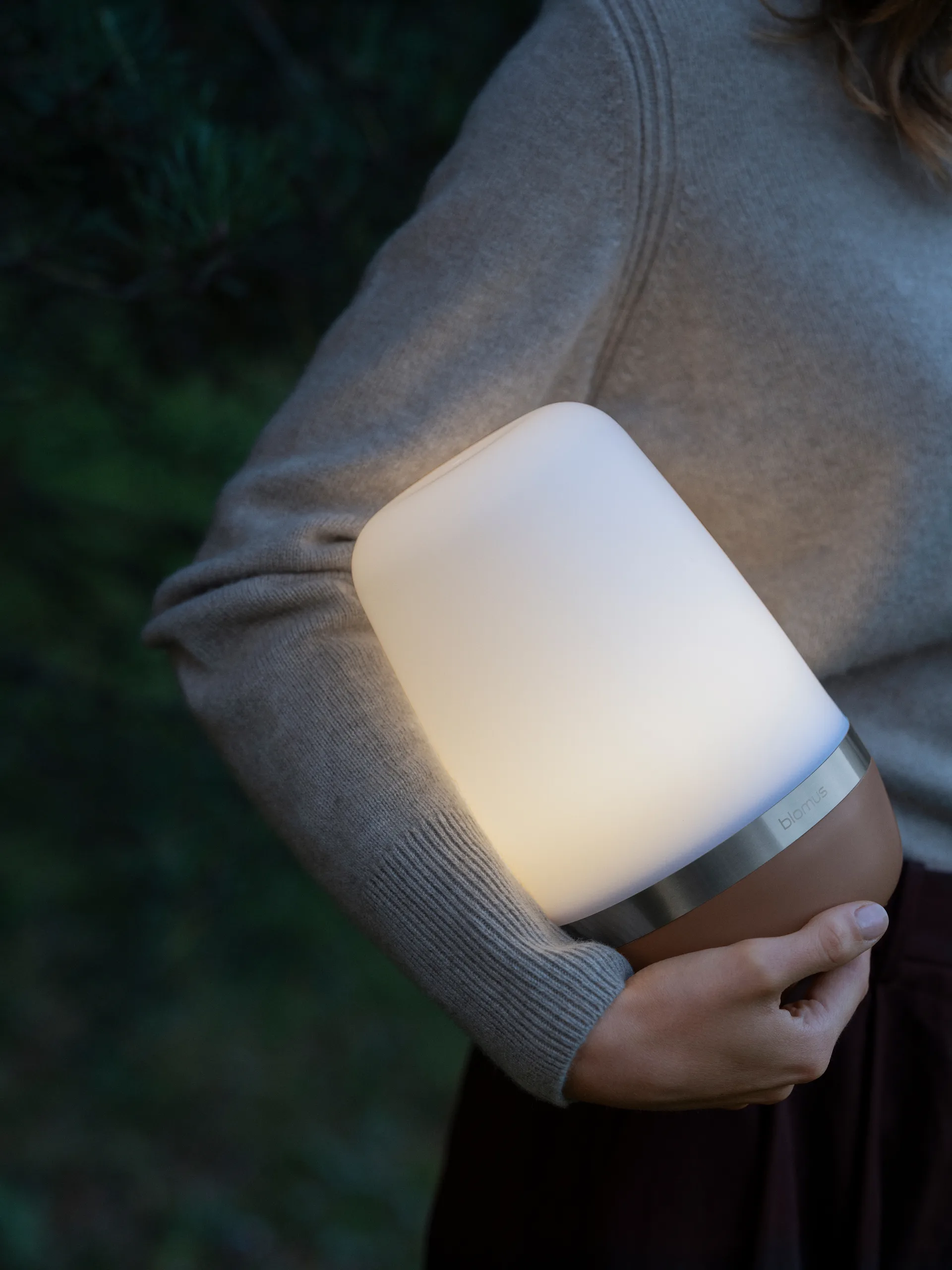 Spirit LED灯 L 25cm, 摩卡慕斯色 blomus