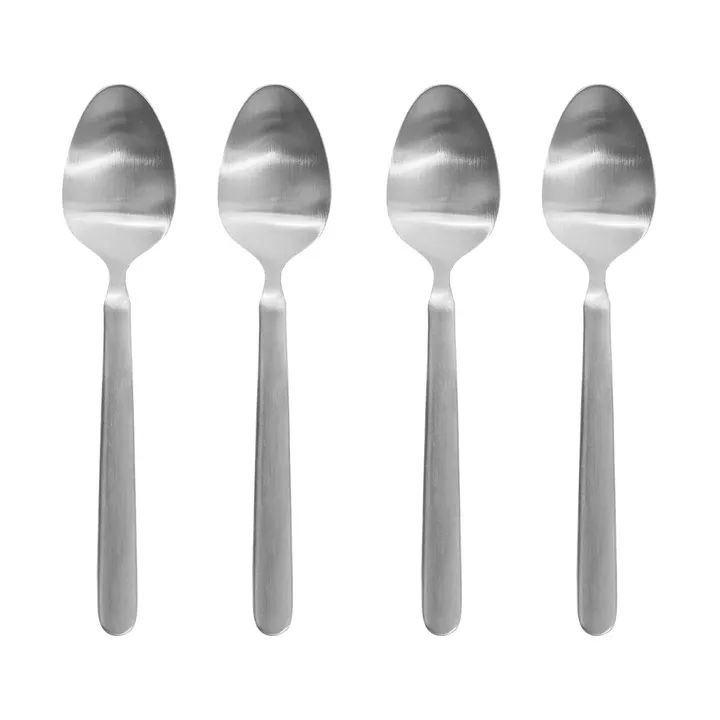 STELLA 浓缩咖啡勺银色 4只装 - 11cm - blomus