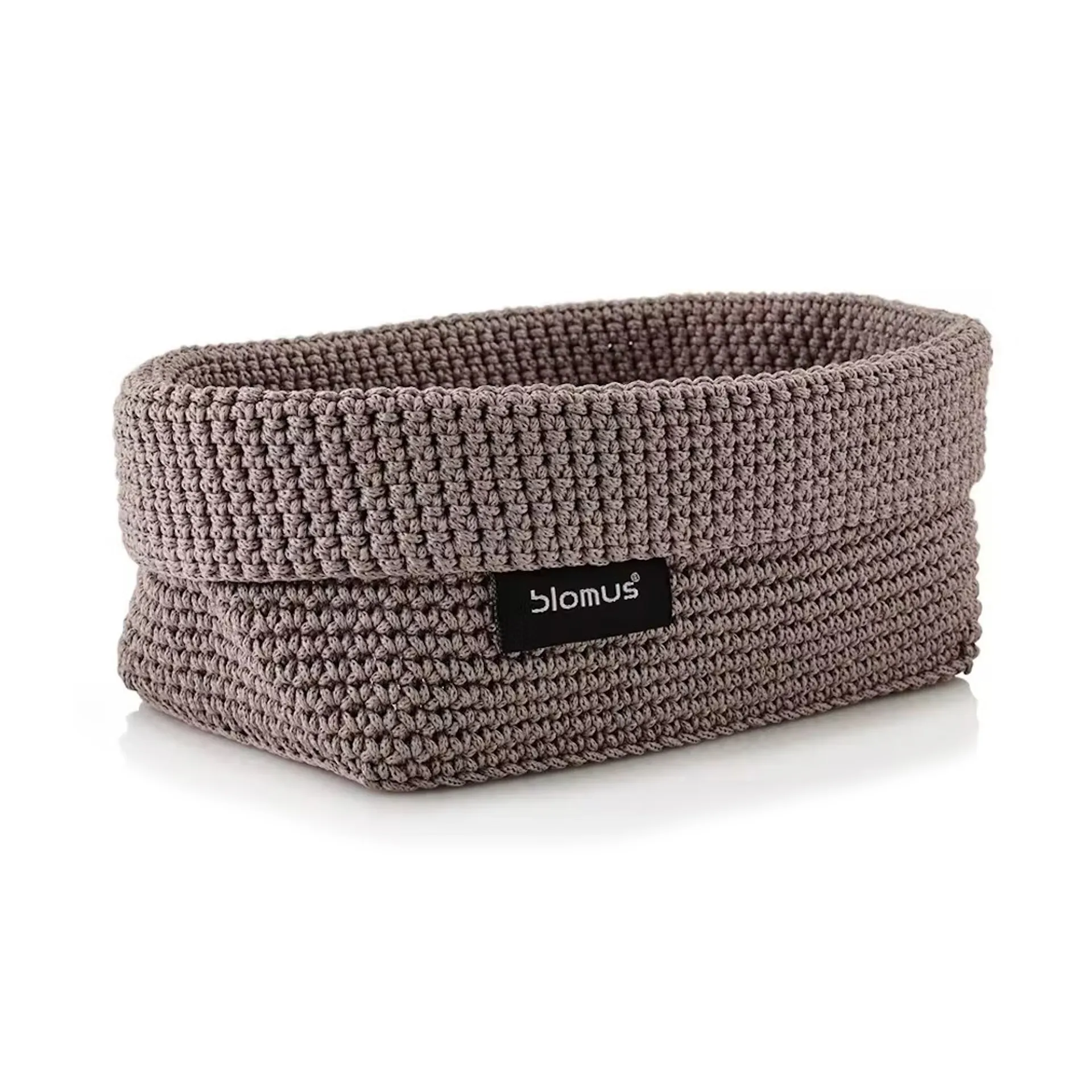 Tela textile basket L 12x20 cm, 灰褐色（Taupe） blomus