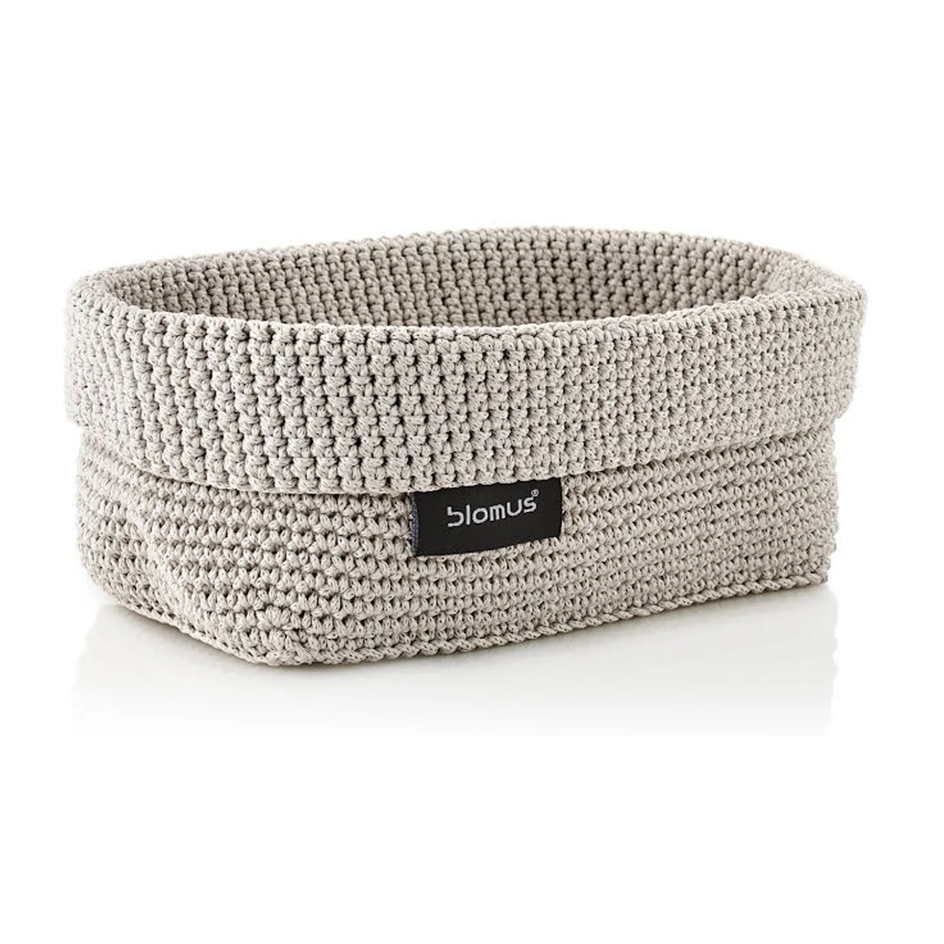 Tela textile basket L 12x20 cm, 沙色 blomus