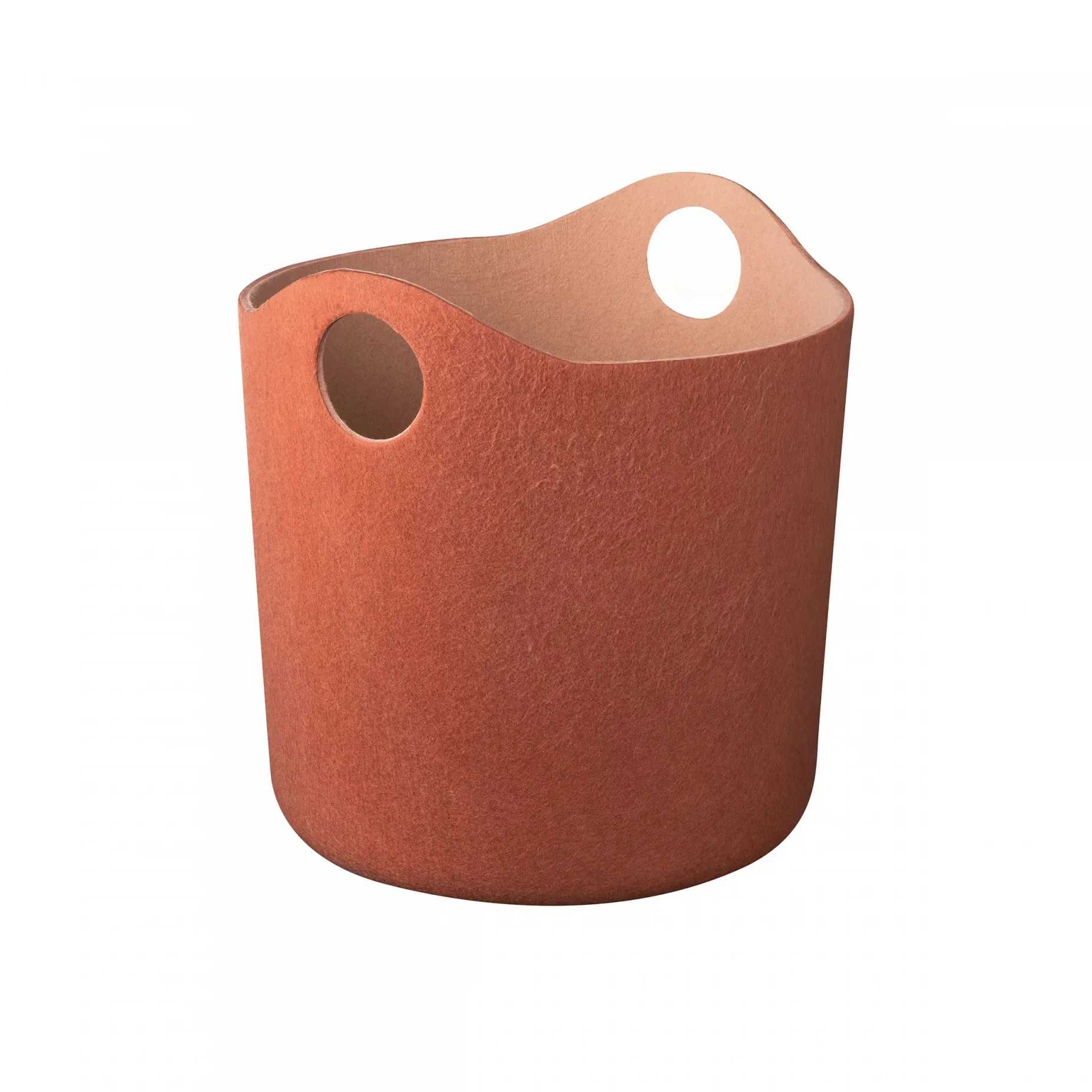 Tiggy 储物箱 毯子 M Ø42.5 cm, Rustic brown-tan blomus