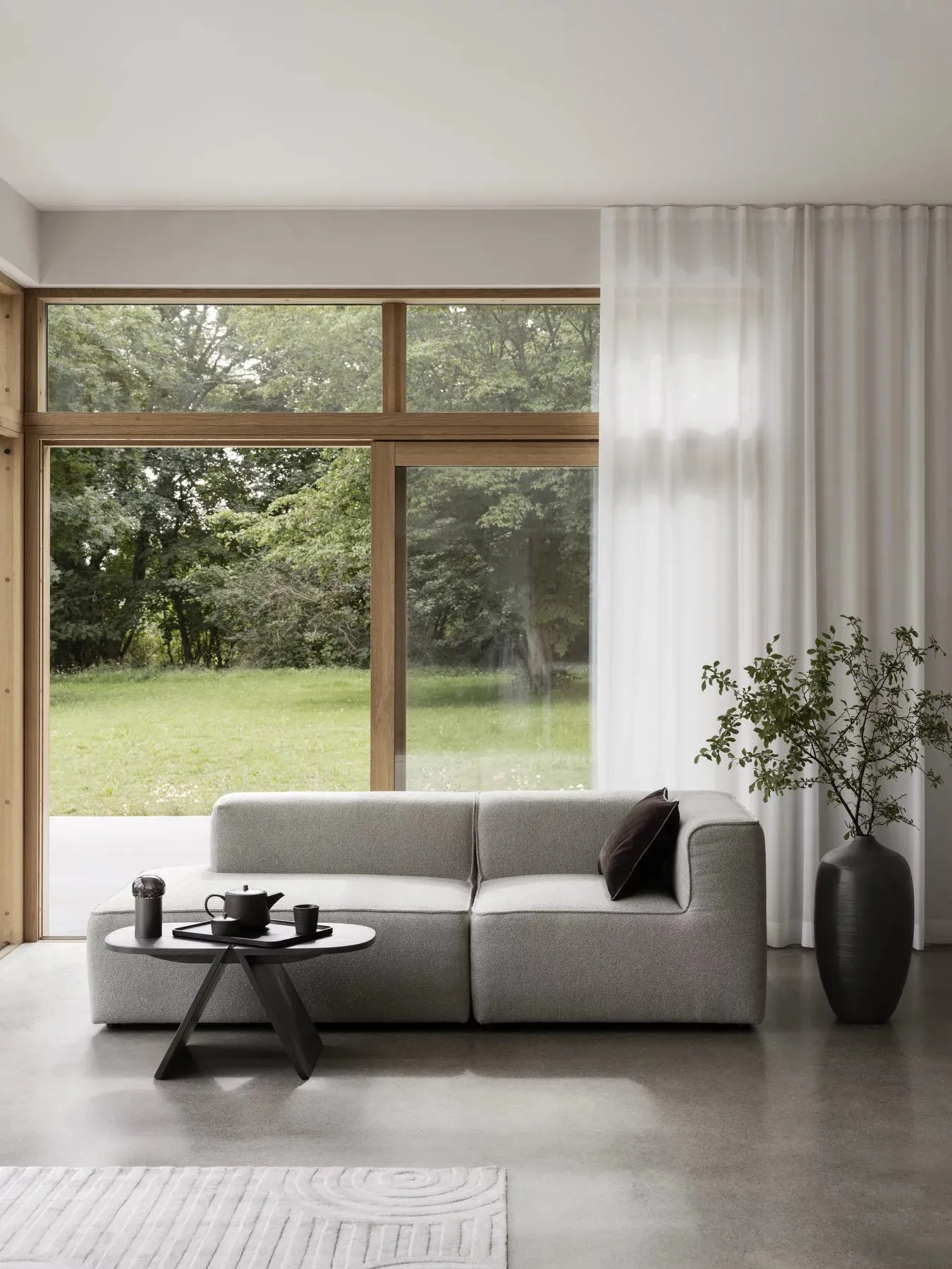 Uzu 地毯 中号 160x240cm, 米色 blomus