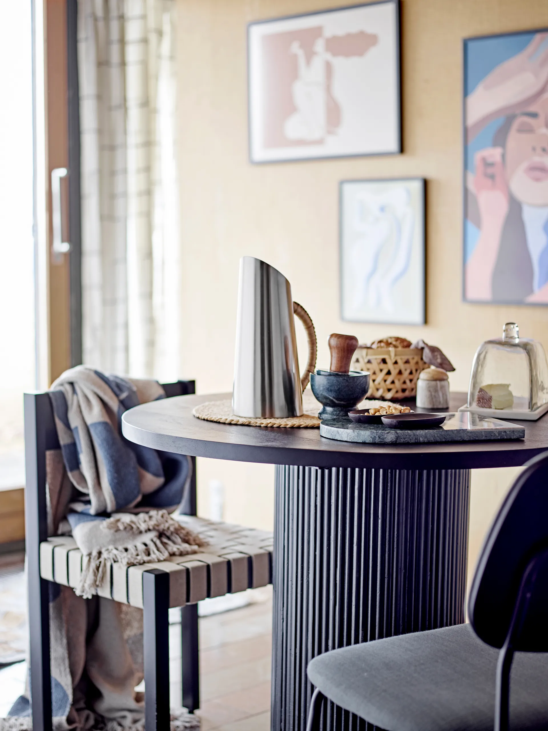 Abrianna 切菜板/砧板 20x30 cm, Green-white marble Bloomingville