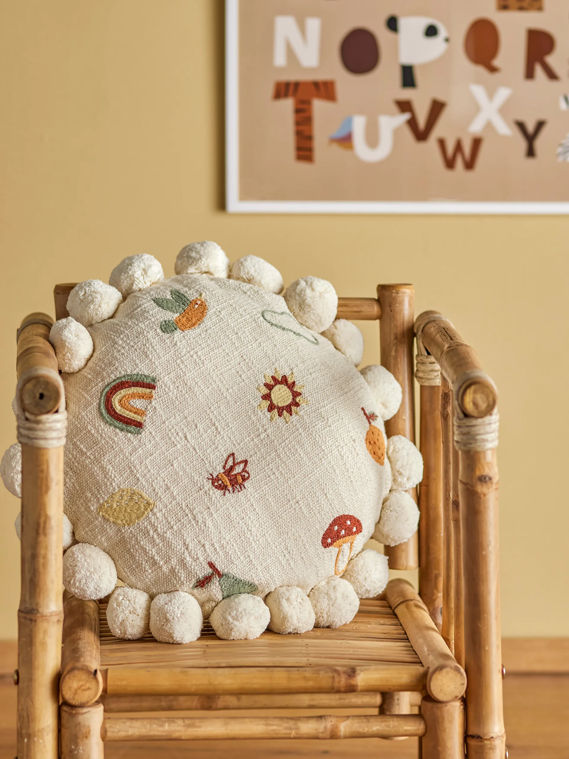 Agnes 靠枕|靠垫 Ø40 cm, Nature Bloomingville