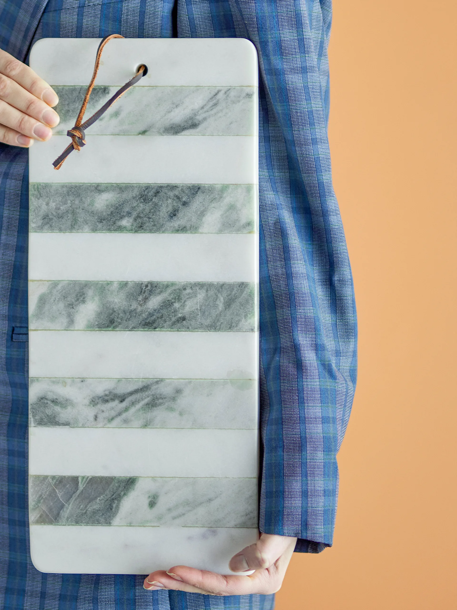 Alessio 切菜板/砧板 17.5x40.5 cm, 大理石色 Bloomingville